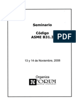 Seminario ASME B31 3