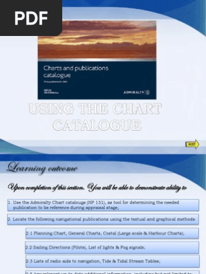 Using the Chart Catalogue