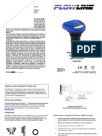 FlowLine Level Transmitter Ultrasonic EchoSonic With Cable LU23 LU28 LU29 Quick Start