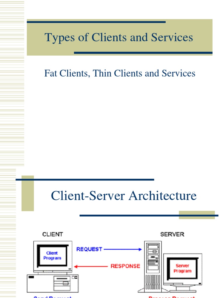 Client Server Architecture | PDF