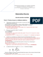 Matemática Discreta Lista de Exercícios Resolvidos