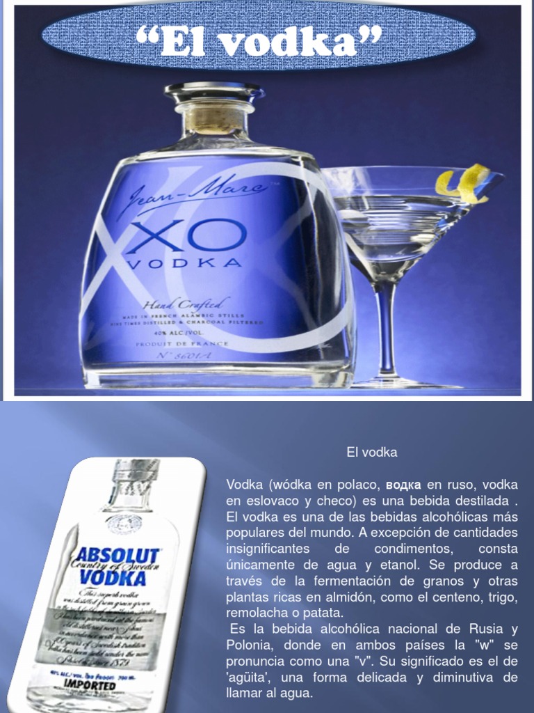 Presentacion Del Vodka Vodka Destilación Prueba gratuita de 30