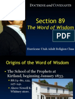 LDS Doctrine and Covenants Slideshow 21: D&C 89