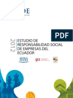 Estudio de RS de Empresas Del Ecuador 2102