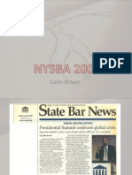 NYSBA 2009