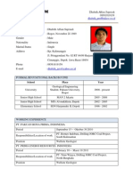 CURICULUM VITAE Dhabith Alfian Supriadi Terbaru