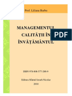 Managementul Calitatii Barbu Liliana Management