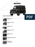 G Class AMG Upgrade Parts