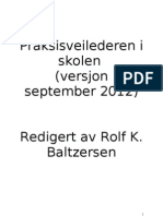 Praksisveilederen I Skolen 2012 (Versjon September 2012)