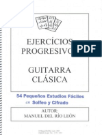 Ejercicios Progresivos Guitarra Clasica