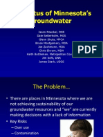 The Status of Minnesota's Groundwater