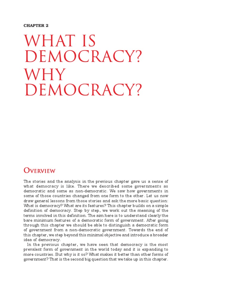 Democracy | PDF | Elections | Democracy