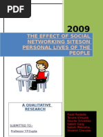 Download The Effect of Social Networking Sites by Shobhit Chandak SN13653301 doc pdf