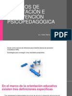 Modelos de Orientación e Intervención Psicopedagógica