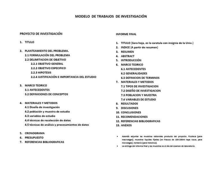 Ejemplo de Modelo de Investigación | PDF | Tecnología