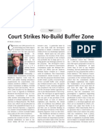 Court Strikes No-Build Buffer Zone: Legal
