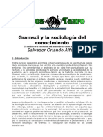 Alfaro, Salvador O. - Gramsci y La Sociologia Del Conocimiento