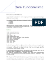 Estructural Funcionalismo - UNR FCE - Priotti