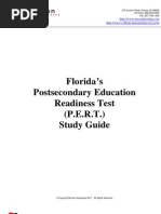 Florida's Postsecondary Education Readiness Test (P.E.R.T.) Study Guide