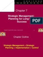 Ch07 Strategic Management Planning for Long Term Success