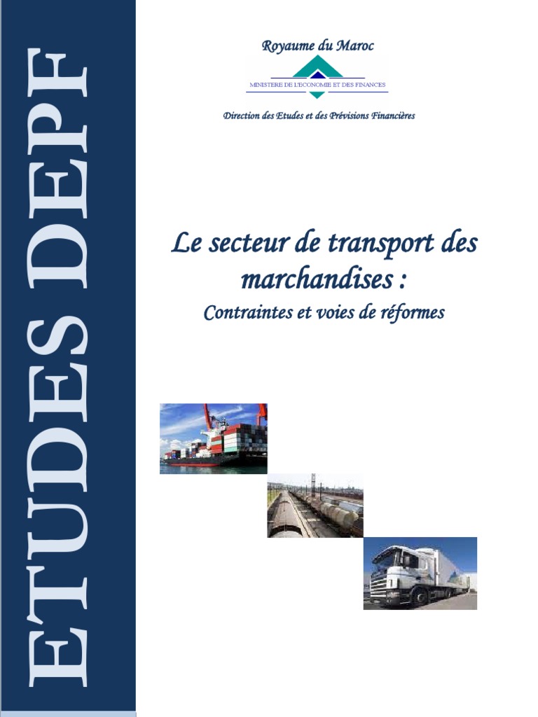 Transport des marchandises au Maroc : enjeux et réformes | PDF | Maroc ...