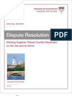 Harvard Dispute Resolution