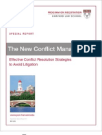 harvard the New Conflict Mgmt