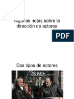 Presentación - Dirección Actores