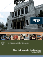 Universidad de Guadalajara - Plan de Desarrollo Institucional - Visión 2030