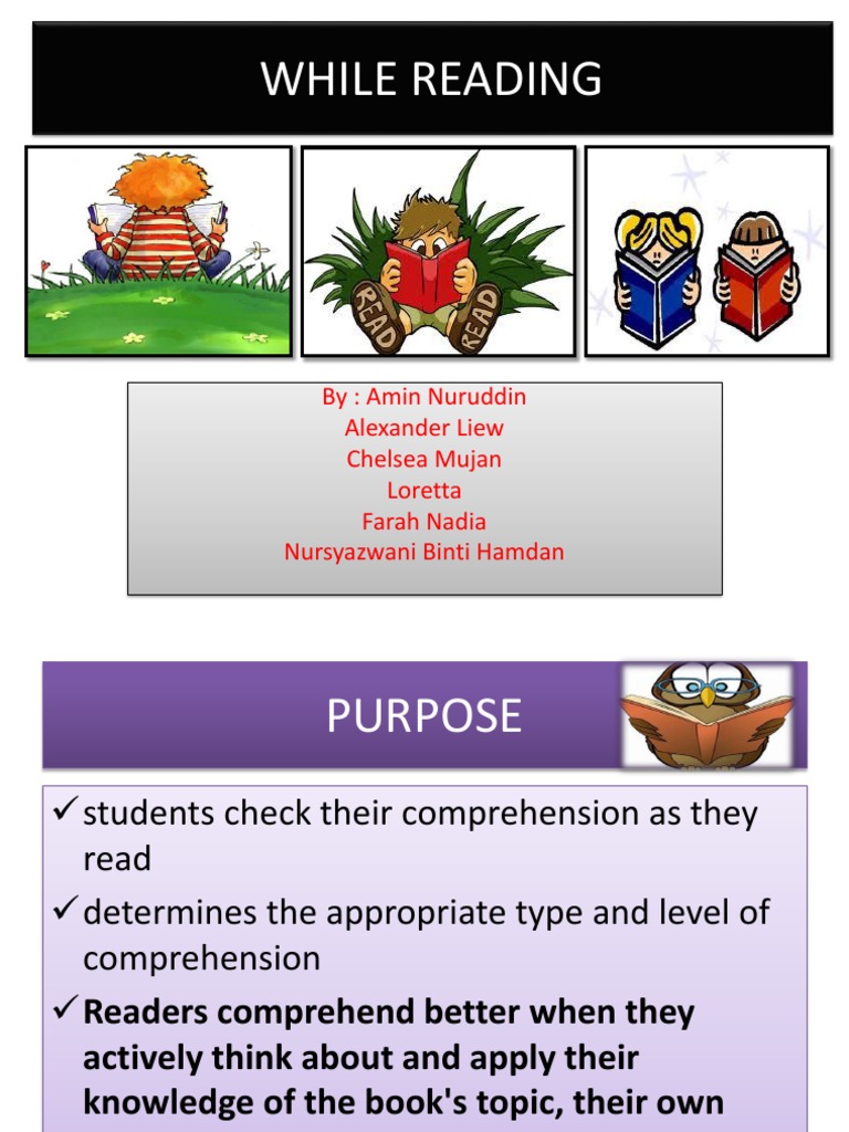 While Reading Activities Pdf – Free Reading ResourcesActivities While ...