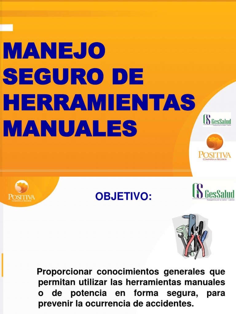 Seguridad en el Manejo de Herramientas | PDF | Herramientas | Equipo