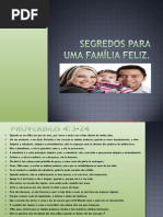 palestra slides segredos para uma família feliz