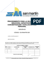 103-Rhm-Pro-001 Procedimiento para La Selección Induccióncapacitaciónconcientización y Evaluación Del Personal