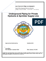 OCFA Guidelines for Underground Piping