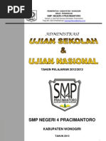 Download Administrasi Ujian Nasional SMP 2012 2013  by Dwi Wahyudi Zain SN136613920 doc pdf
