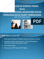 Materi Rekonsiliasi Fiskal & Pajak Tangguhan PSAK 46 - Final - 2012 - Rev1