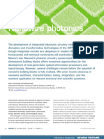 Nanowire Photonics