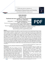 Nutritional and Sensory Qualities of Wheat Biscuits Fortified With Defatted Macrotermes Subhyalinus