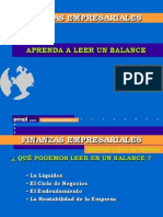 Aprenda A Leer Un Balance