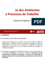 Roteiro de Vigilância em Ambientes e Processos de Trabalho