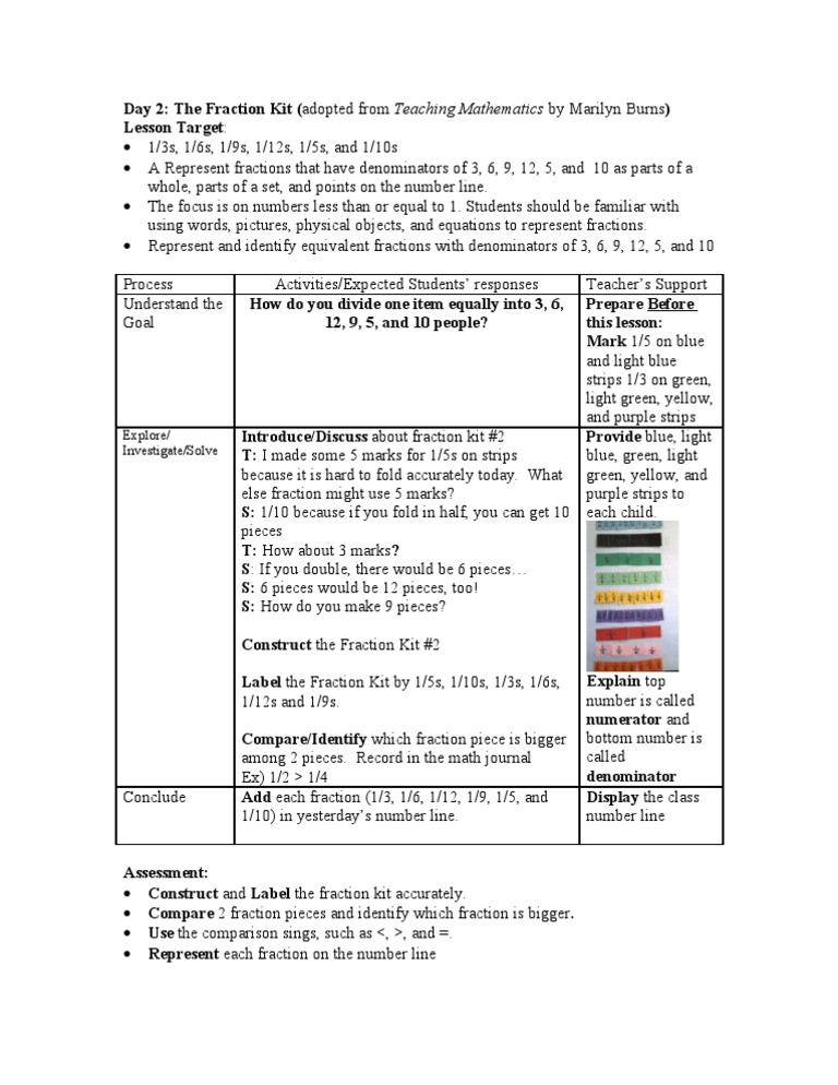 Fraction Learning for Students | PDF