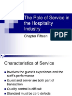 15-The Role of Service in The Hospitality Industry