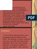 Definition Cerebral Palsy