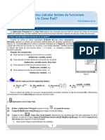 ¿Cómo Calcular Límites de Funciones Con La Class Pad