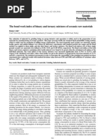 The Bond Work Index of Binary and Ternary Mixtures of Ceramic Raw Materials