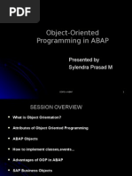 Object-Oriented Programming in ABAP