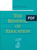 Rudolf Steiner Renewal of Education