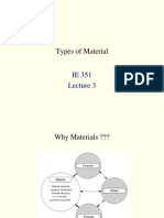 IE 351 Lecture 3 Materials Types Properties Applications