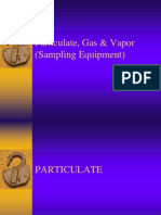 Sampling for Particulates & Gases