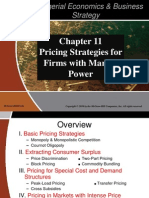 Pricing Strategies For Firms With Market Power: Mcgraw-Hill/Irwin